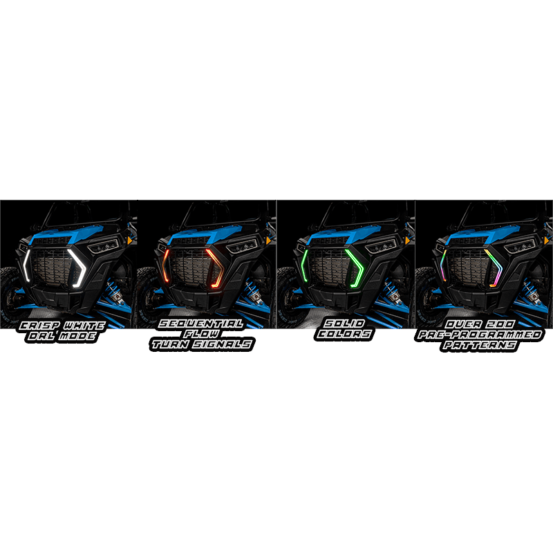 Oracle-19-21-Polaris-Rzr-1000-Dynamic-Surface-Mount-Drl-Signature-Light---Colorshift---Dynamic
