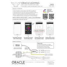 Load image into Gallery viewer, Oracle-19-21-Polaris-Rzr-1000-Dynamic-Surface-Mount-Drl-Signature-Light---Colorshift---Dynamic