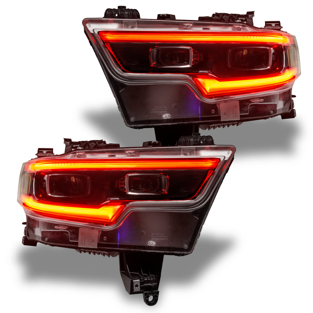 Oracle-19-21-Ram-1500-Projector-Led-Headlight-Drl-Upgrade-Kit---Colorshift-RgbwA-W-2.0-Controller