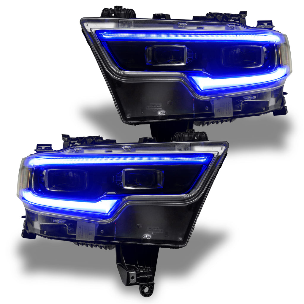 Oracle-19-21-Ram-1500-Projector-Led-Headlight-Drl-Upgrade-Kit---Colorshift-RgbwA-W-2.0-Controller