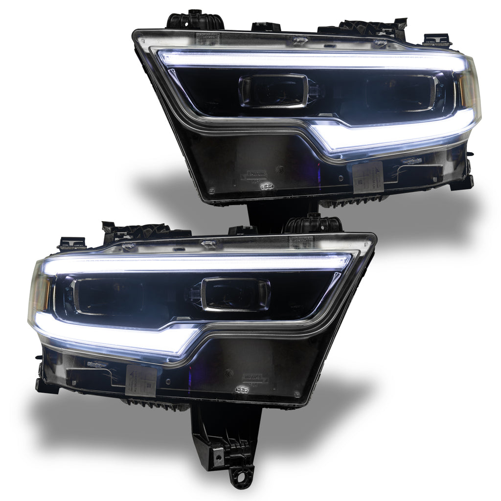 Oracle-19-21-Ram-1500-Projector-Led-Headlight-Drl-Upgrade-Kit---Colorshift-RgbwA-W-2.0-Controller