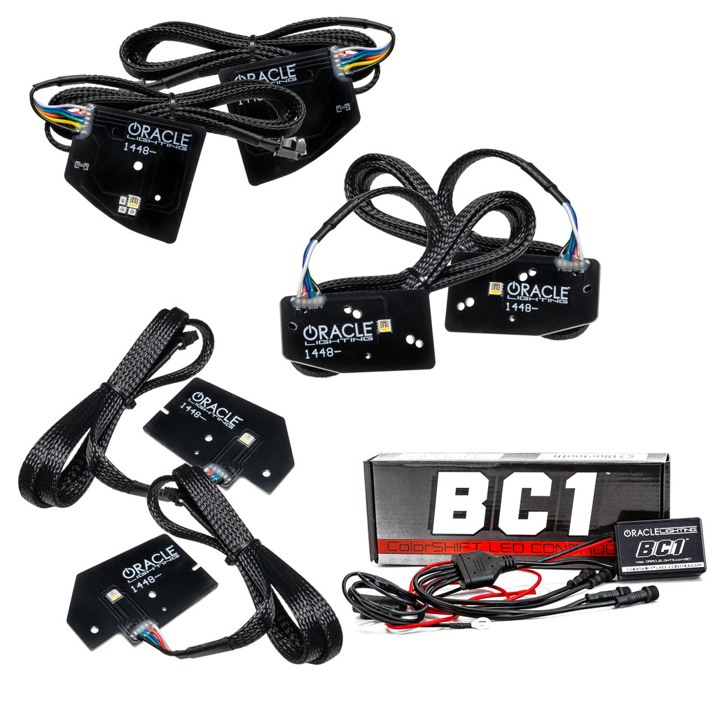 Oracle-19-21-Ram-1500-Projector-Led-Headlight-Drl-Upgrade-Kit---Colorshift-RgbwA-W-Bc1-Controller