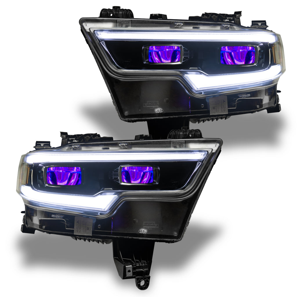 Oracle-19-21-Ram-1500-Rgb-Headlight-Demon-Eye-Kit---Led-Projector---Colorshift-WO-Controller