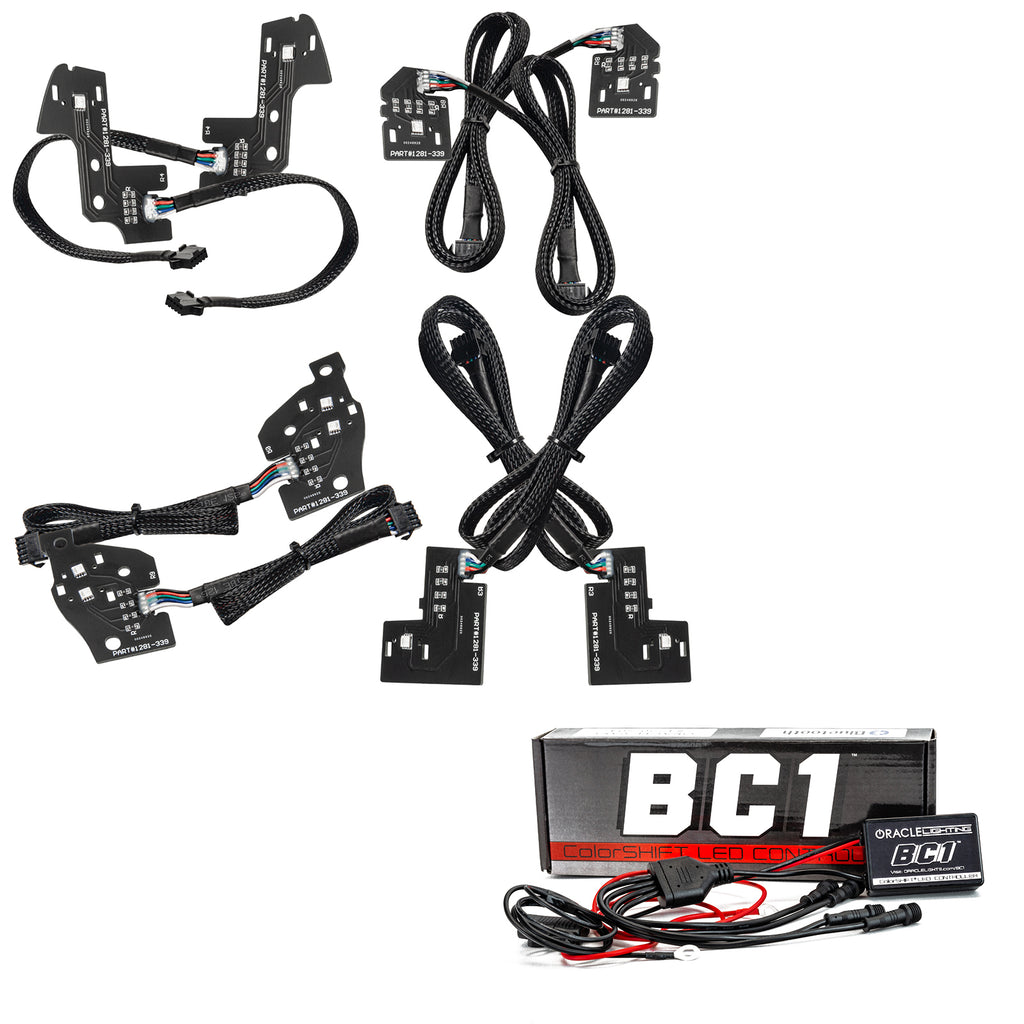Oracle-19-21-Ram-1500-RgbW-Headlight-Drl-Upgrade-Kit-Reflector-Led---Colorshift-W-Bc1-Controller