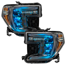 Load image into Gallery viewer, Oracle-19-21-SilveradoSierra-1500-Rgb-Demon-Eye-Headlight-Upgrade-Kit---Colorshift-WO-Controller