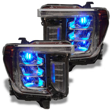 Load image into Gallery viewer, Oracle-19-21-SilveradoSierra-1500-Rgb-Demon-Eye-Headlight-Upgrade-Kit---Colorshift-WO-Controller