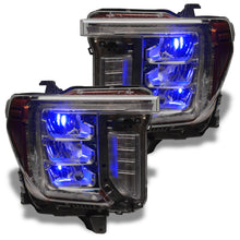 Load image into Gallery viewer, Oracle-19-21-SilveradoSierra-1500-Rgb-Demon-Eye-Headlight-Upgrade-Kit---Colorshift-WO-Controller