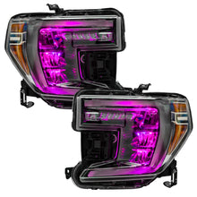 Load image into Gallery viewer, Oracle-19-21-SilveradoSierra-1500-Rgb-Demon-Eye-Headlight-Upgrade-Kit---Colorshift-WO-Controller