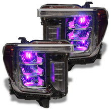 Load image into Gallery viewer, Oracle-19-21-SilveradoSierra-1500-Rgb-Demon-Eye-Headlight-Upgrade-Kit---Colorshift-WO-Controller