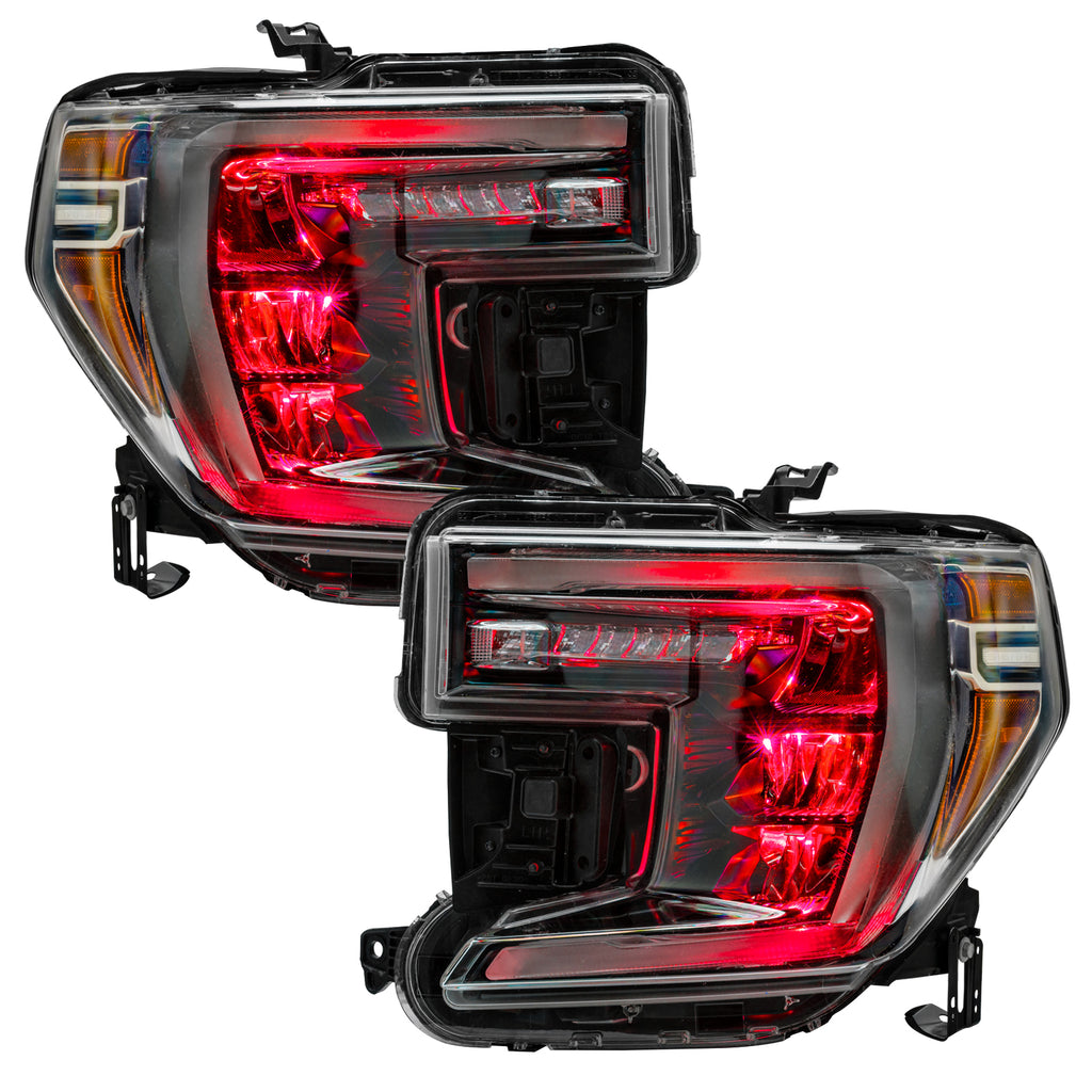 Oracle-19-21-SilveradoSierra-1500-Rgb-Demon-Eye-Headlight-Upgrade-Kit---Colorshift-WO-Controller