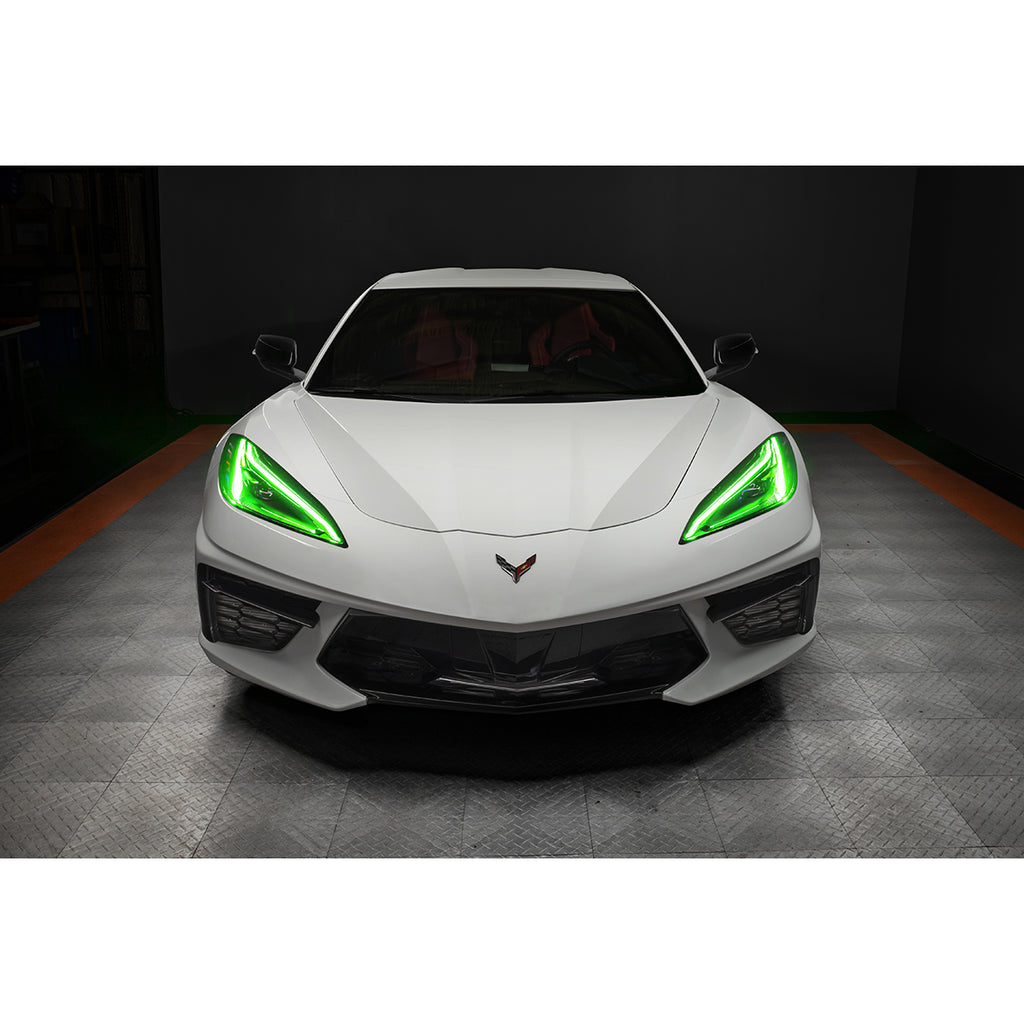 Oracle-20-21-Chevy-Corvette-C8-RgbA-Headlight-Drl-Upgrade-Kit---Colorshift-W-Simple-Controller