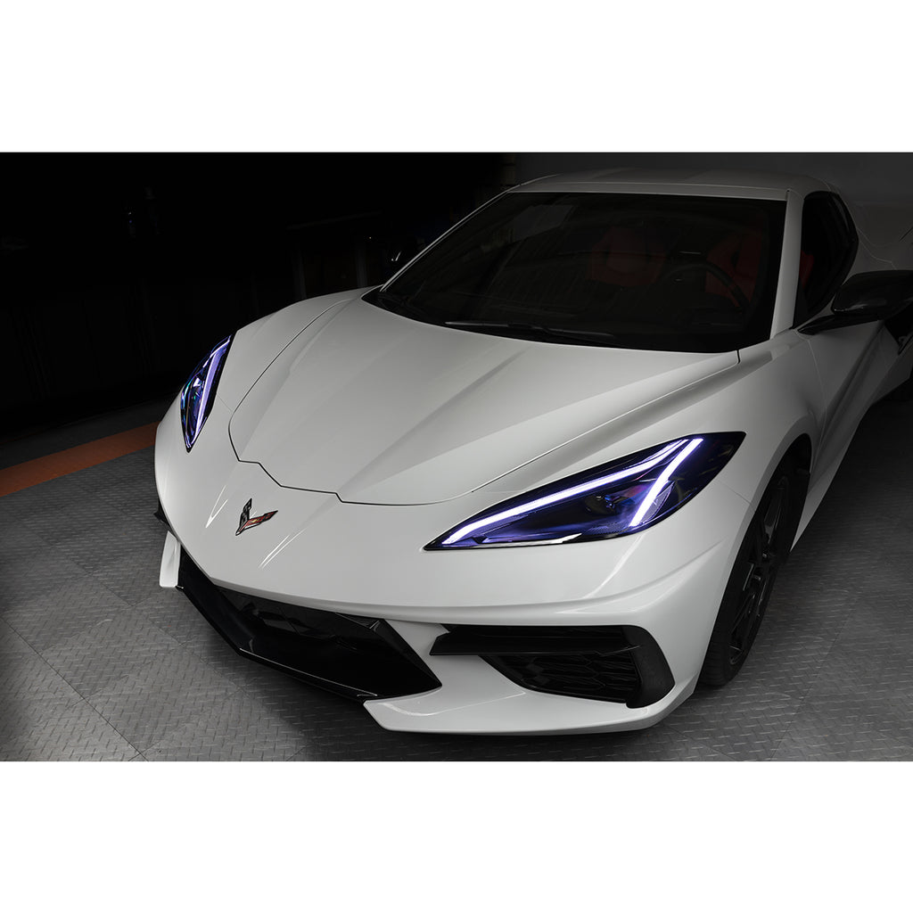 Oracle-20-21-Chevy-Corvette-C8-RgbA-Headlight-Drl-Upgrade-Kit---Colorshift-W-Simple-Controller