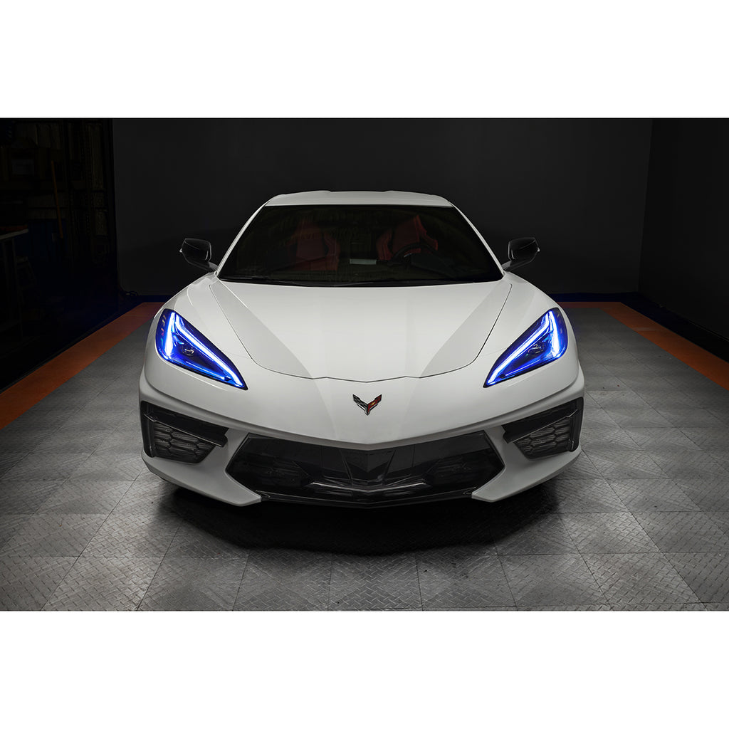 Oracle-20-21-Chevy-Corvette-C8-RgbA-Headlight-Drl-Upgrade-Kit---Colorshift-W-Simple-Controller