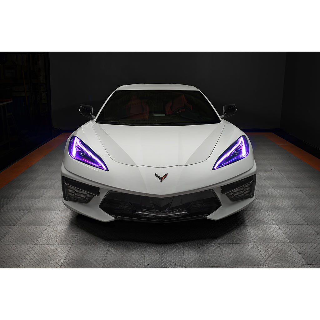 Oracle-20-21-Chevy-Corvette-C8-RgbA-Headlight-Drl-Upgrade-Kit---Colorshift-W-Simple-Controller