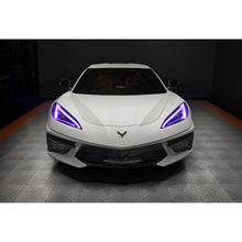 Load image into Gallery viewer, Oracle-20-21-Chevy-Corvette-C8-RgbA-Headlight-Drl-Upgrade-Kit---Colorshift-W-Simple-Controller