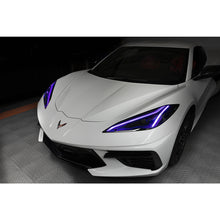 Load image into Gallery viewer, Oracle-20-21-Chevy-Corvette-C8-RgbA-Headlight-Drl-Upgrade-Kit---Colorshift-W-Simple-Controller