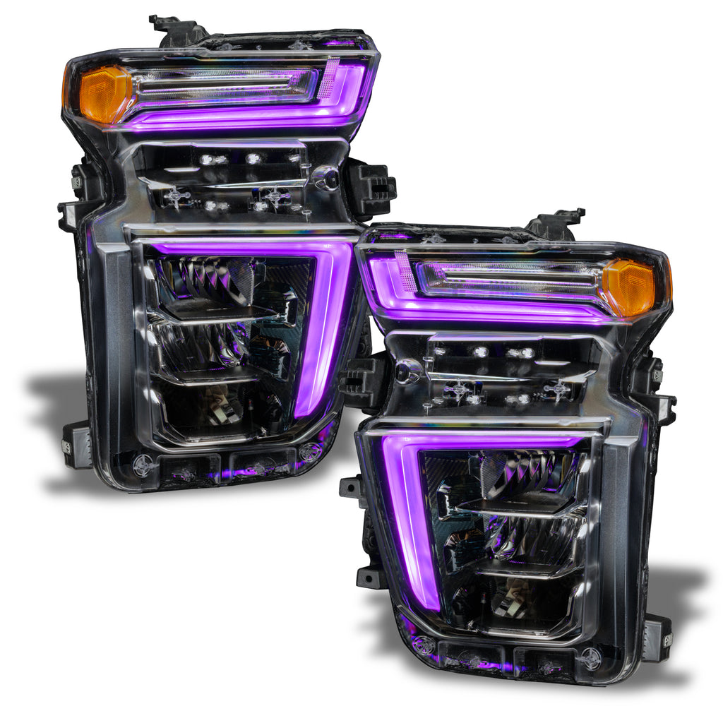 Oracle-20-21-Chevy-Silverado-Hd-2500-RgbW-Headlight-Drl-Upgrade-Kit---Colorshift-WO-Controller