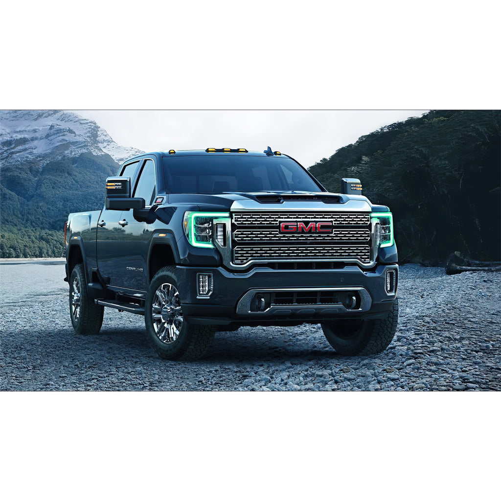 Oracle-20-21-Gmc-Sierra-25003500-Hd-RgbW-Headlight-Drl-Upgrade-Kit---Colorshift-2