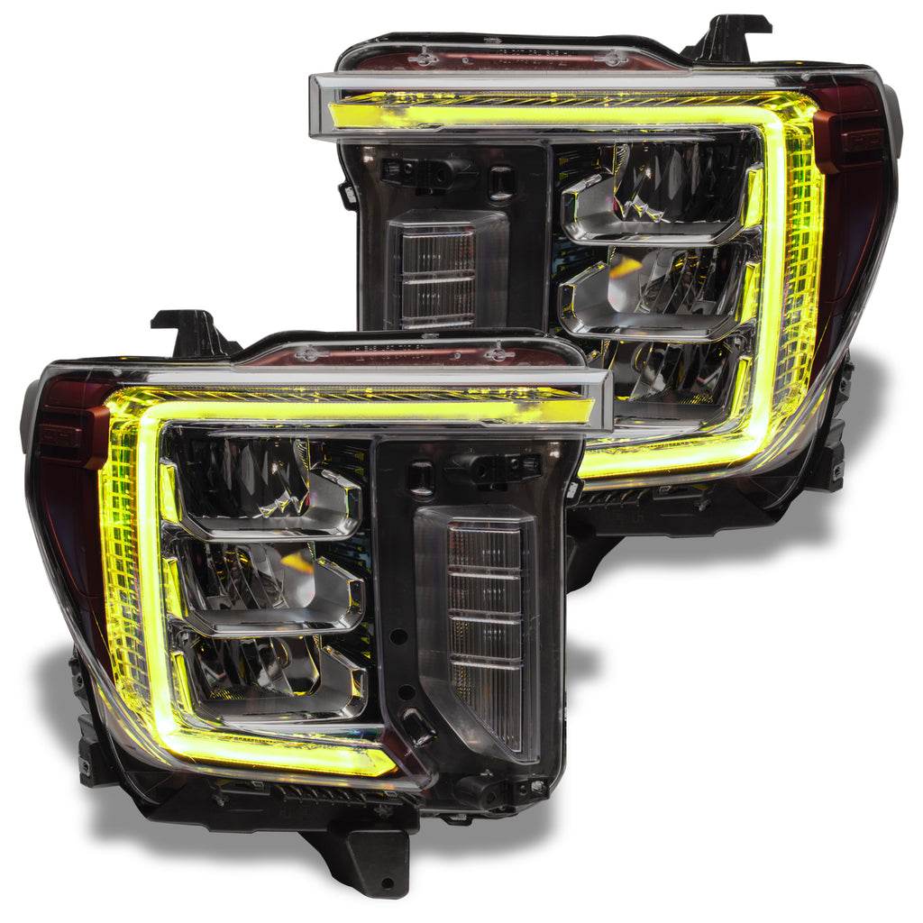 Oracle-20-21-Gmc-Sierra-25003500-Hd-RgbW-Headlight-Drl-Upgrade-Kit---Colorshift-2