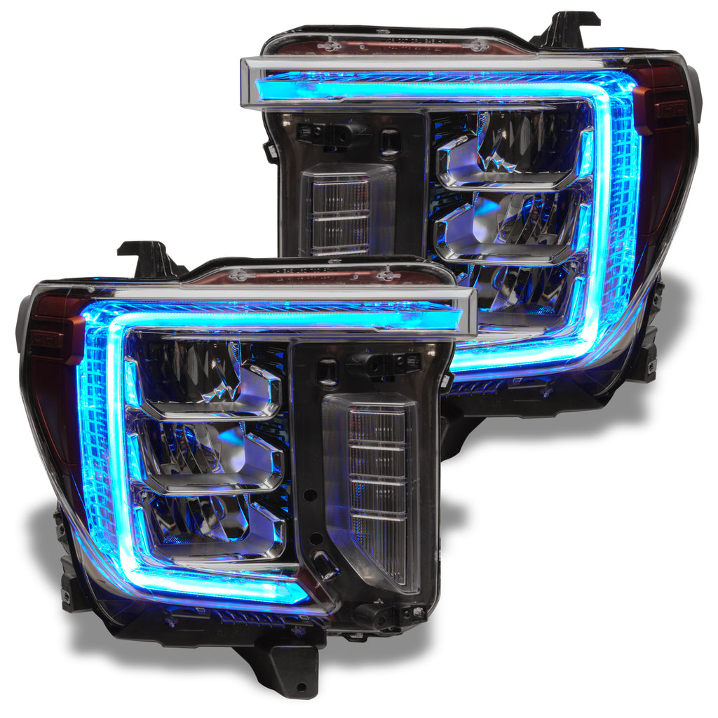 Oracle-20-21-Gmc-Sierra-25003500-Hd-RgbW-Headlight-Drl-Upgrade-Kit---Colorshift-W-Bc1-Controller