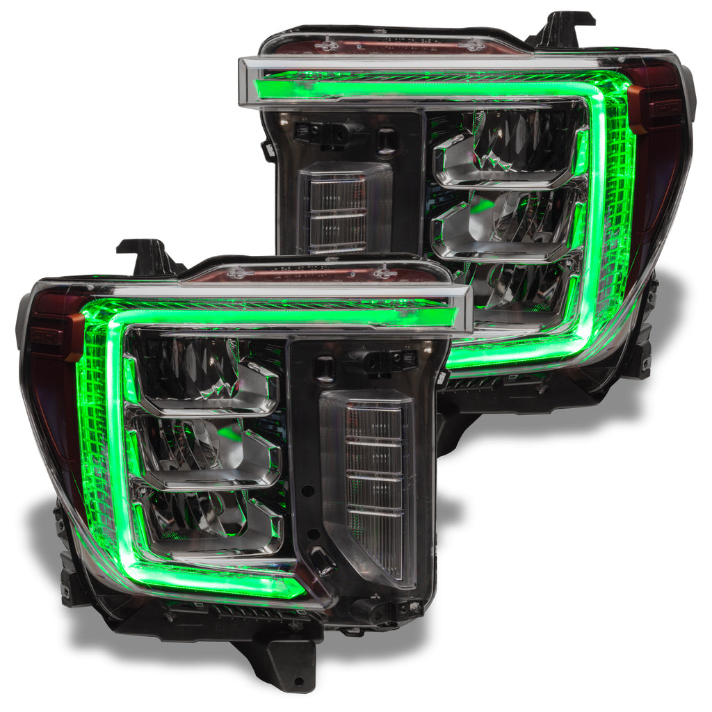 Oracle-20-21-Gmc-Sierra-25003500-Hd-RgbW-Headlight-Drl-Upgrade-Kit---Colorshift-WO-Controller