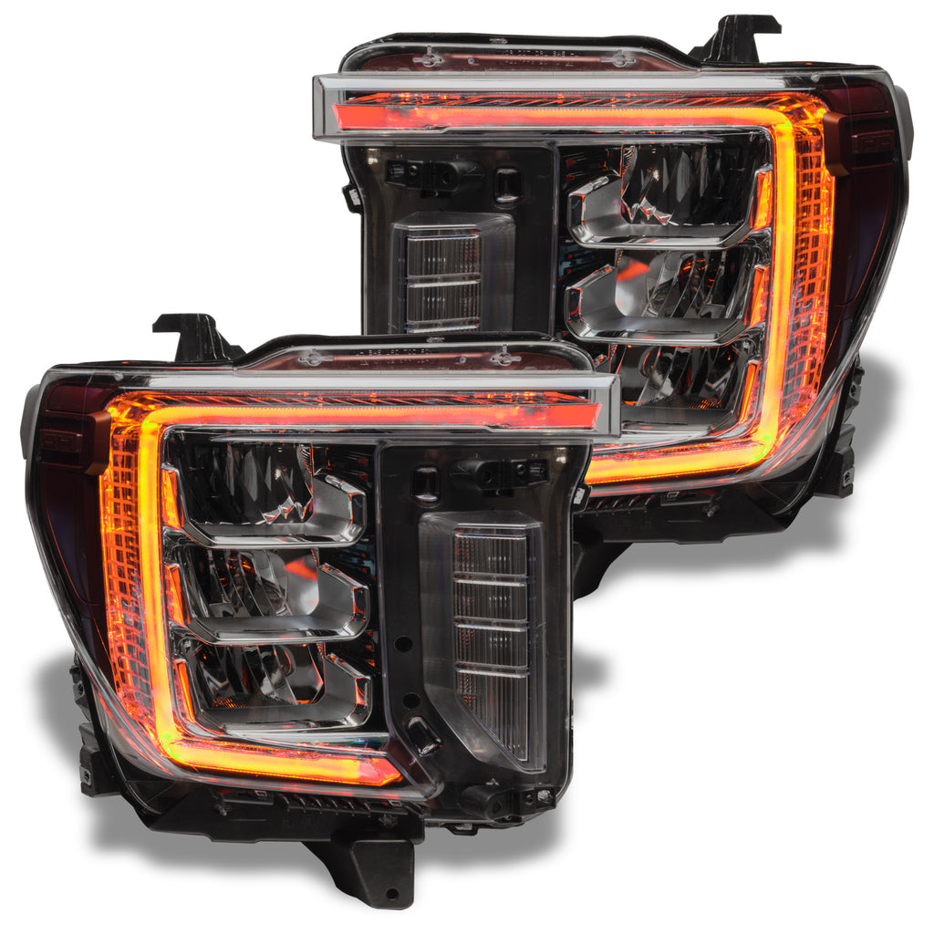 Oracle-20-21-Gmc-Sierra-25003500-Hd-RgbW-Headlight-Drl-Upgrade-Kit---Colorshift-WO-Controller