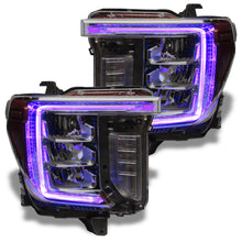 Load image into Gallery viewer, Oracle-20-21-Gmc-Sierra-25003500-Hd-RgbW-Headlight-Drl-Upgrade-Kit---Colorshift-WO-Controller