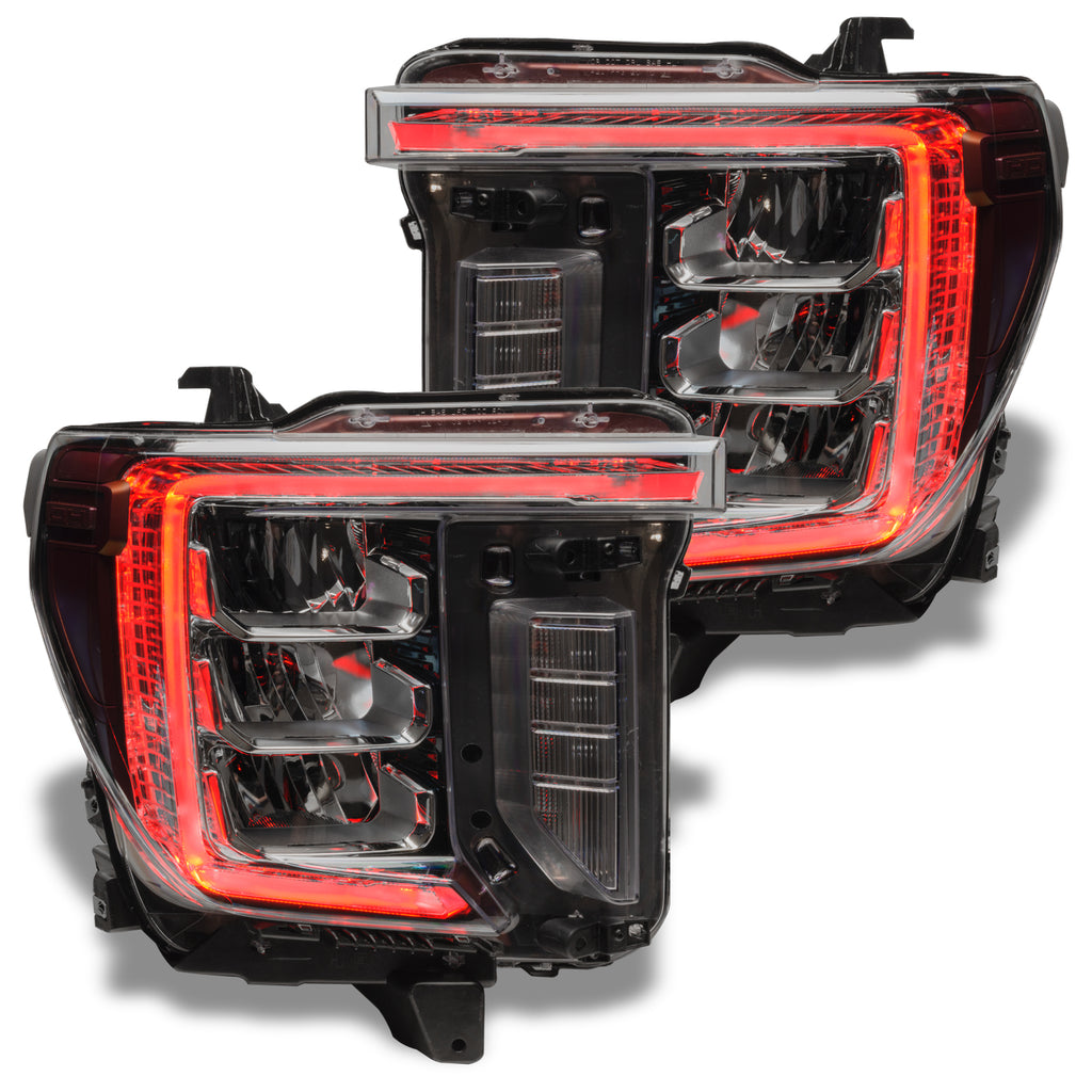 Oracle-20-21-Gmc-Sierra-25003500-Hd-RgbW-Headlight-Drl-Upgrade-Kit---Colorshift
