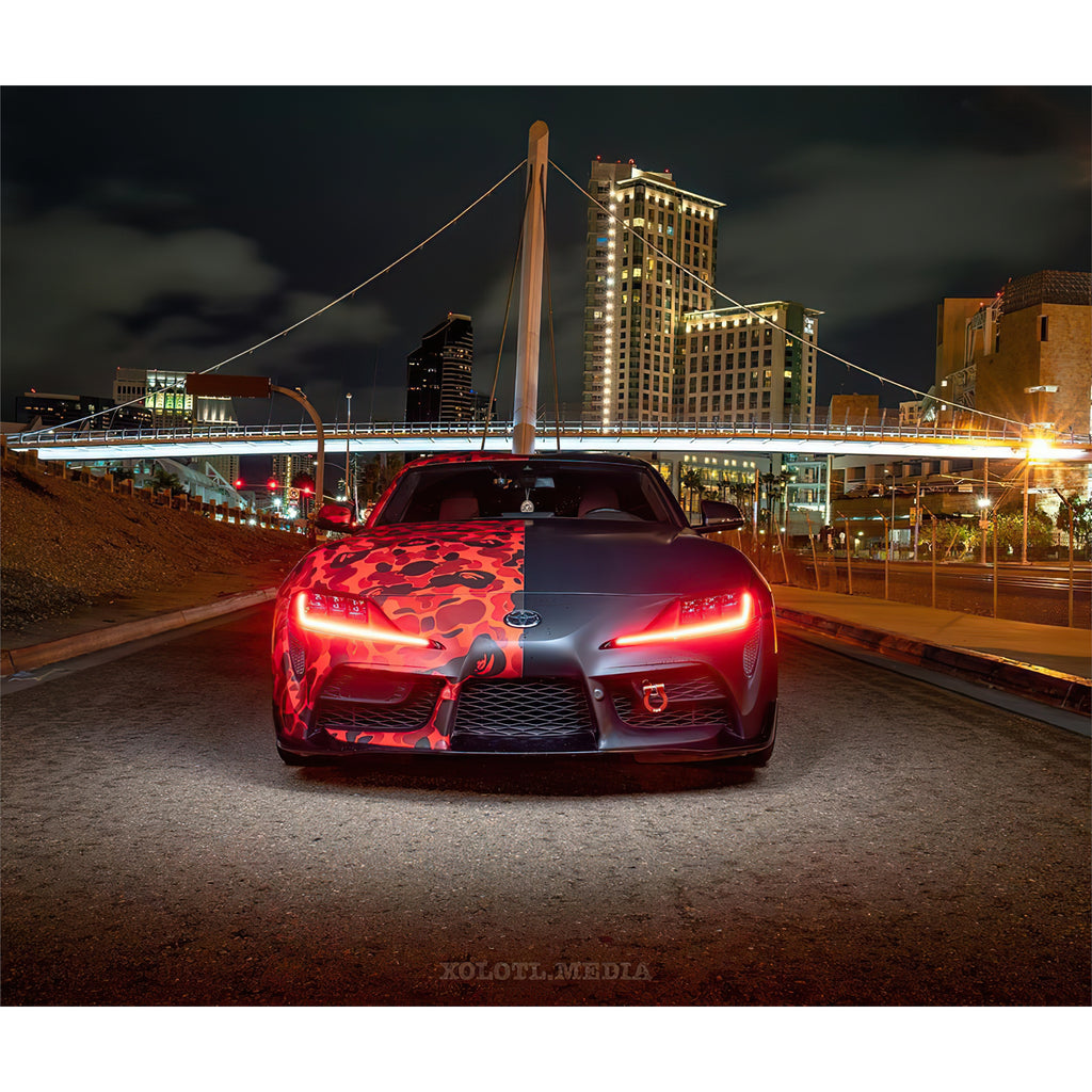 Oracle-20-21-Toyota-Supra-Gr-RgbA-Headlight-Drl-Upgrade-Kit---Colorshift-W-Simple-Controller