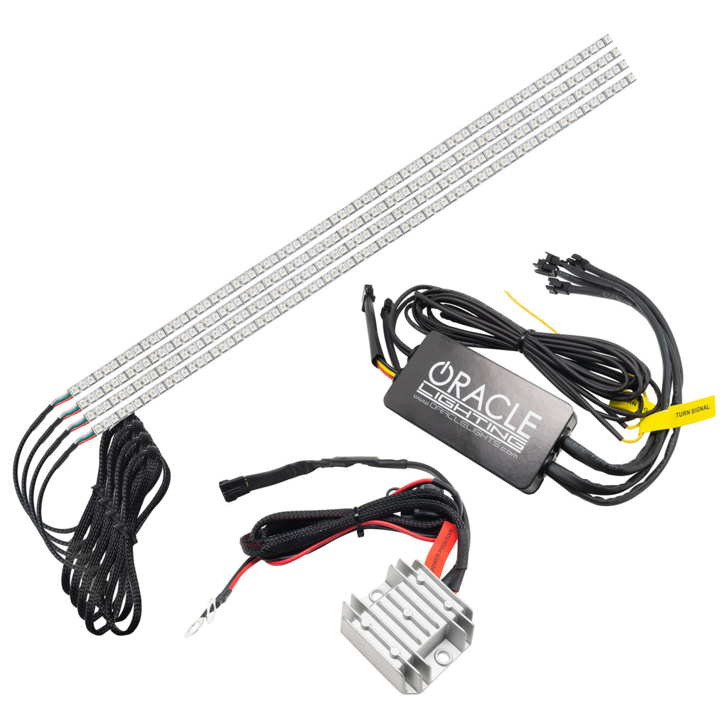 Oracle-20-22-Ford-F-250350-Super-Duty-Dynamic-Colorshift-Headlight-Drl-Upgrade-Kit-WSwitchback