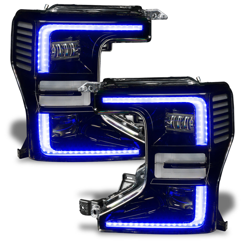 Oracle-20-22-Ford-F-250350-Super-Duty-Dynamic-Colorshift-Headlight-Drl-Upgrade-Kit-WSwitchback