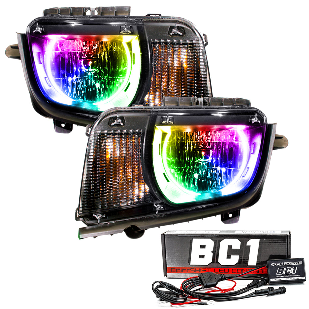 Oracle-2010-2013-Chevrolet-Camaro-Pre-Assembled-Led-Halo-Headlights---(Non-Rs)