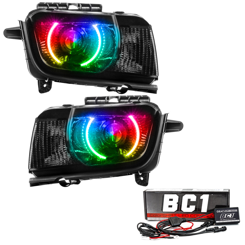 Oracle-2010-2013-Chevrolet-Camaro-Pre-Assembled-Led-Halo-Headlights---(Rs)