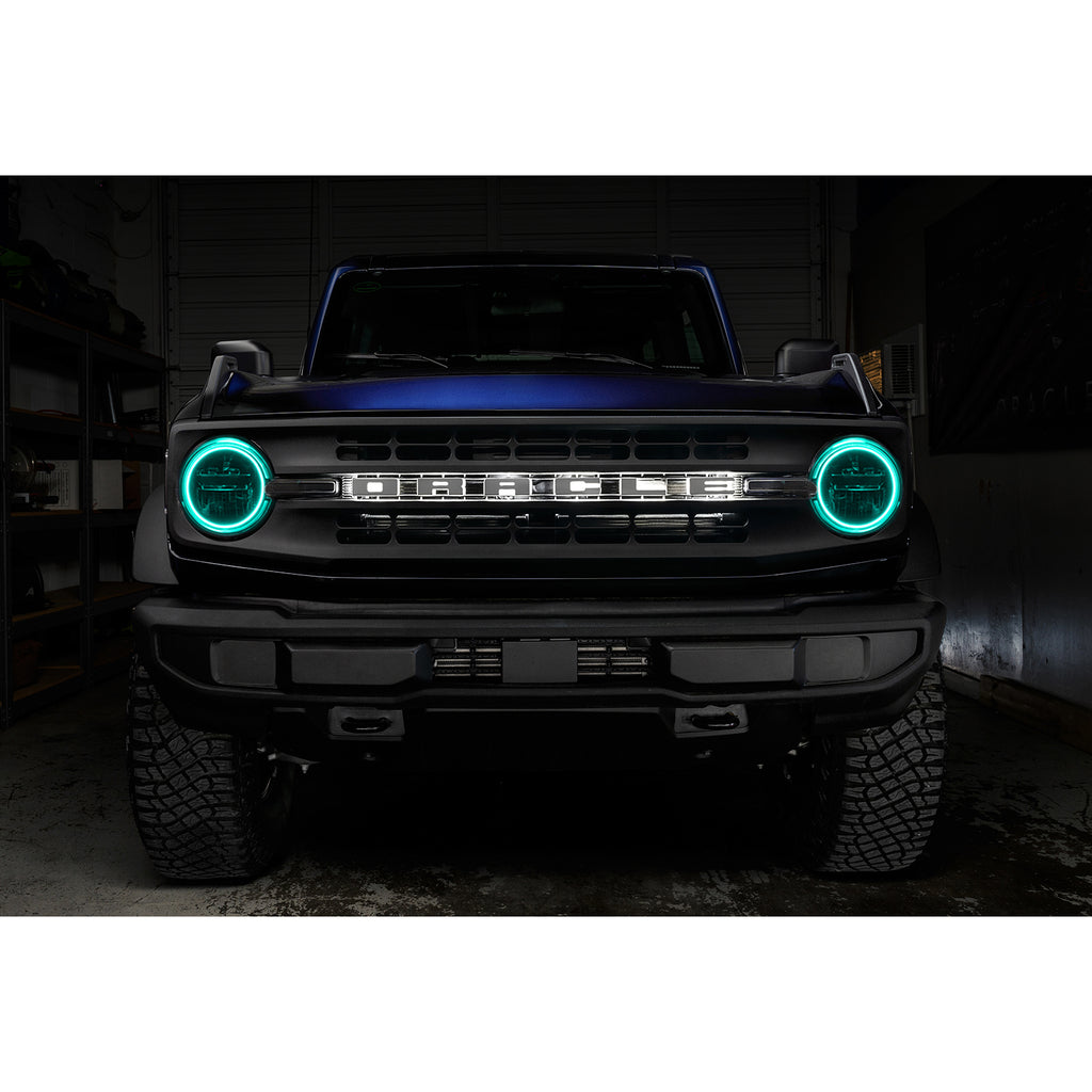 Oracle-2021-Ford-Bronco-Base-Headlight-Led-Halo-Kit---Colorshift---W-Rf-Controller