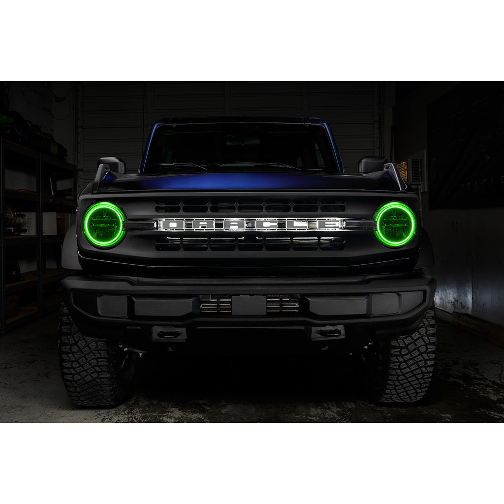 Oracle-2021-Ford-Bronco-Base-Headlight-Led-Halo-Kit---Colorshift---W-Simple-Controller