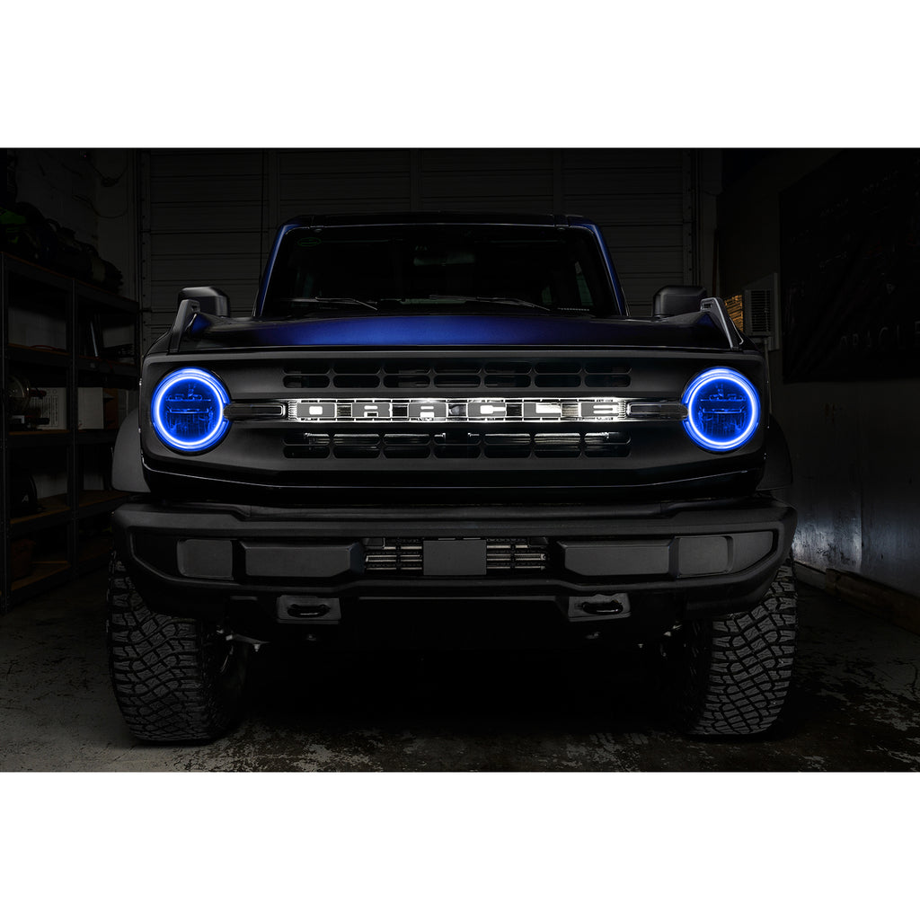 Oracle-2021-Ford-Bronco-Base-Headlight-Led-Halo-Kit---Colorshift---WO-Controller