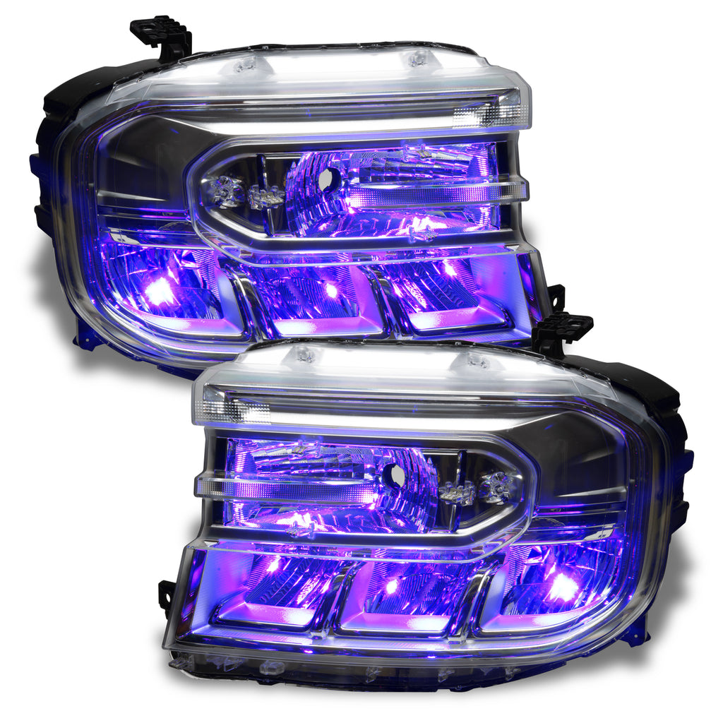 Oracle-2022-Ford-Maverick-Rgb-Headlight-Demon-Eye-Kit---Colorshift-WSimple-Controller