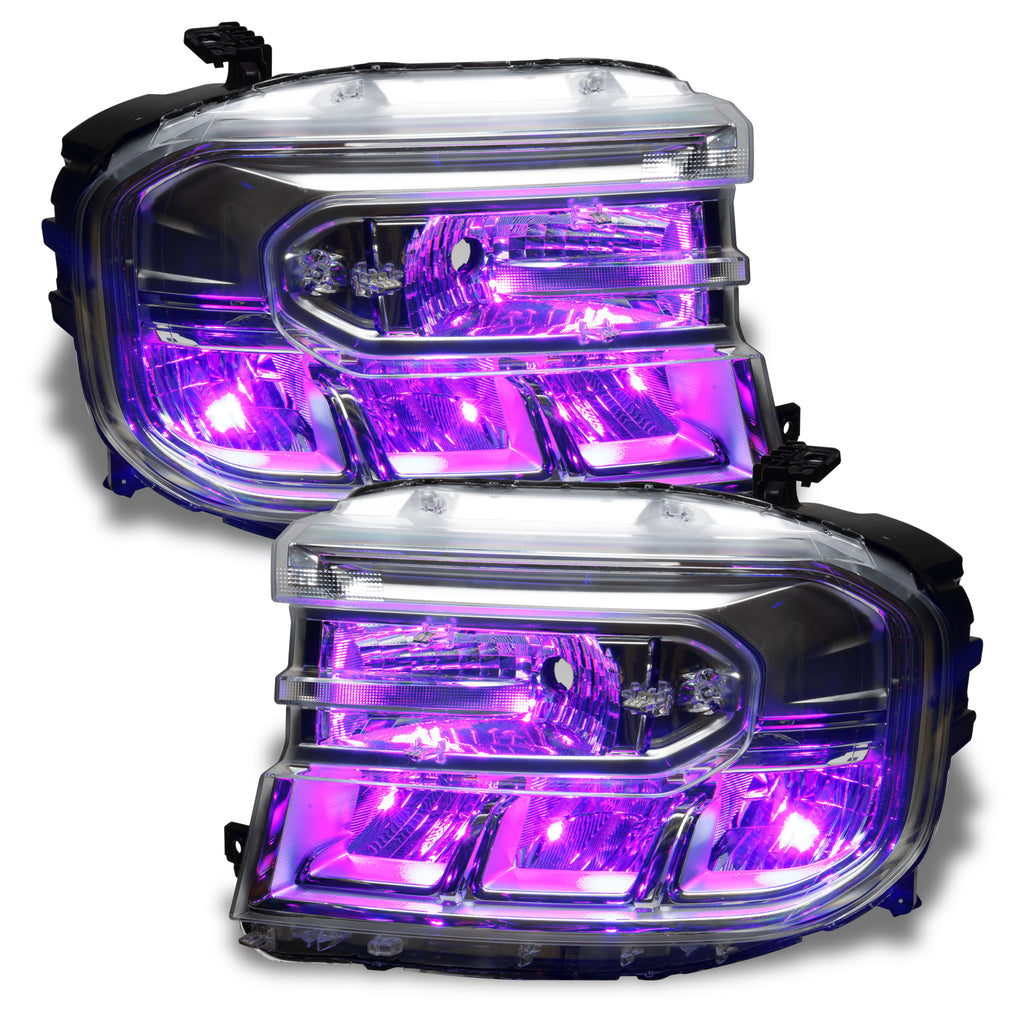 Oracle-2022-Ford-Maverick-Rgb-Headlight-Demon-Eye-Kit---Colorshift-WSimple-Controller