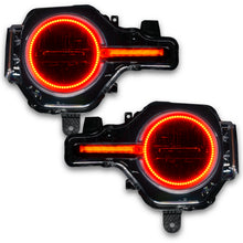 Load image into Gallery viewer, Oracle-21-22-Ford-Bronco-Headlight-Halo-Kit-WDrl-Bar---Base-Headlights-Colorshift--WNo-Controller