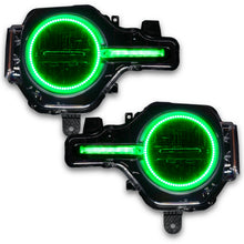 Load image into Gallery viewer, Oracle-21-22-Ford-Bronco-Headlight-Halo-Kit-WDrl-Bar---Base-Headlights-Colorshift--WRf-Controller