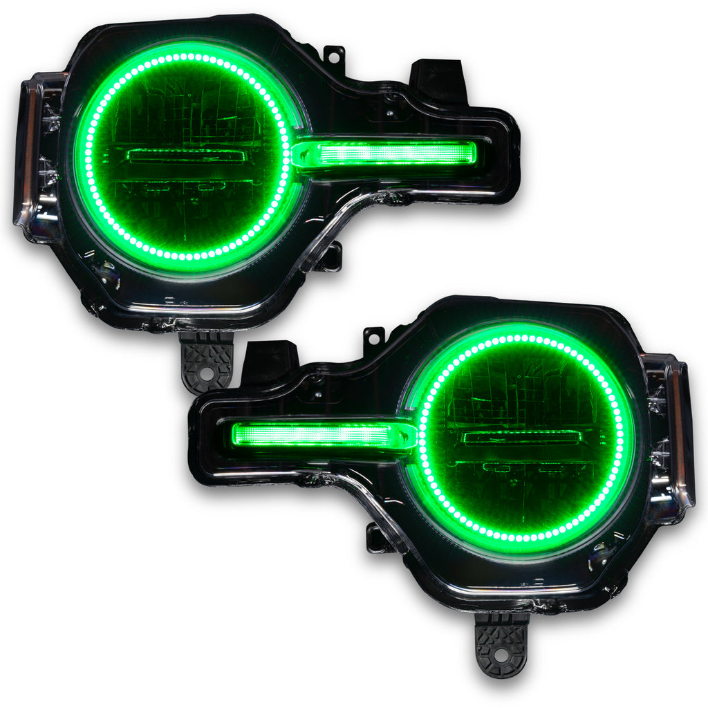 Oracle-21-22-Ford-Bronco-Headlight-Halo-Kit-WDrl-Bar---Base-Headlights-Colorshift--WSimple-Control