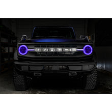 Load image into Gallery viewer, Oracle-21-22-Ford-Bronco-Headlight-Halo-Kit-WDrl-Bar---Base-Headlights-Colorshift--WSimple-Control