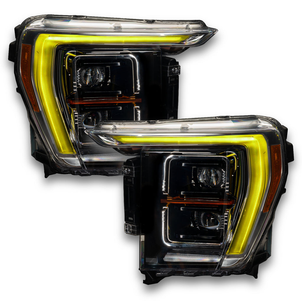 Oracle-21-22-Ford-F-150-Colorshift-RgbW-Headlight-Drl-Upgrade-Kit-W-Bc1-Controller