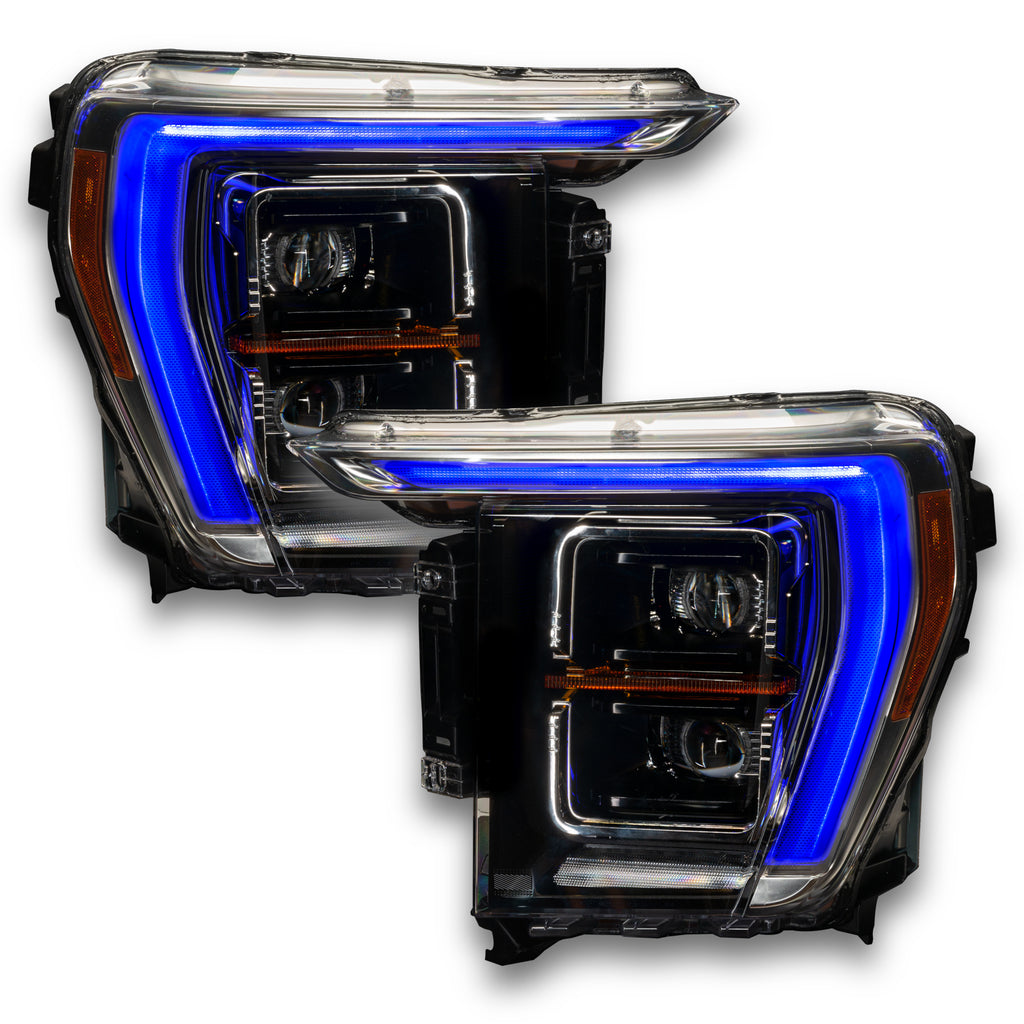 Oracle-21-22-Ford-F-150-Colorshift-RgbW-Headlight-Drl-Upgrade-Kit-W-No-Controller