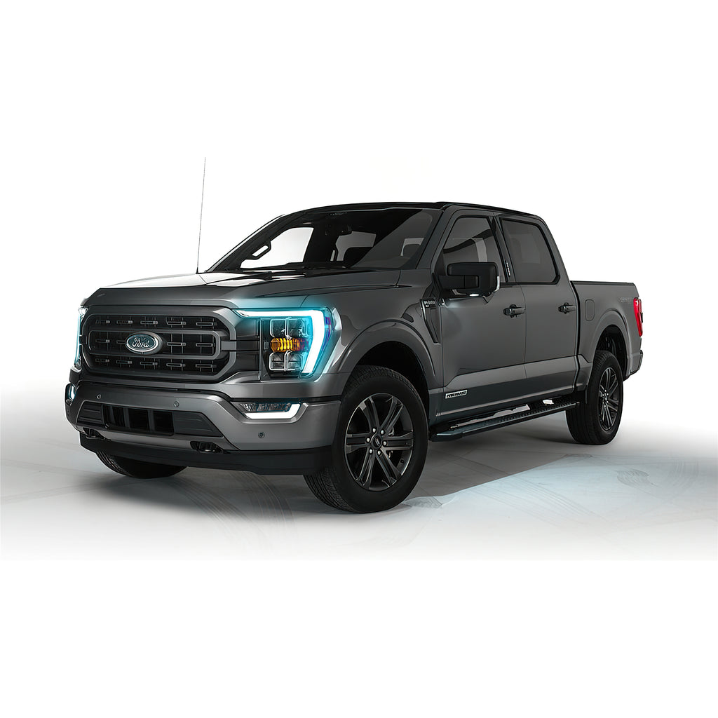 Oracle-21-22-Ford-F-150-Colorshift-RgbW-Headlight-Drl-Upgrade-Kit-W-No-Controller
