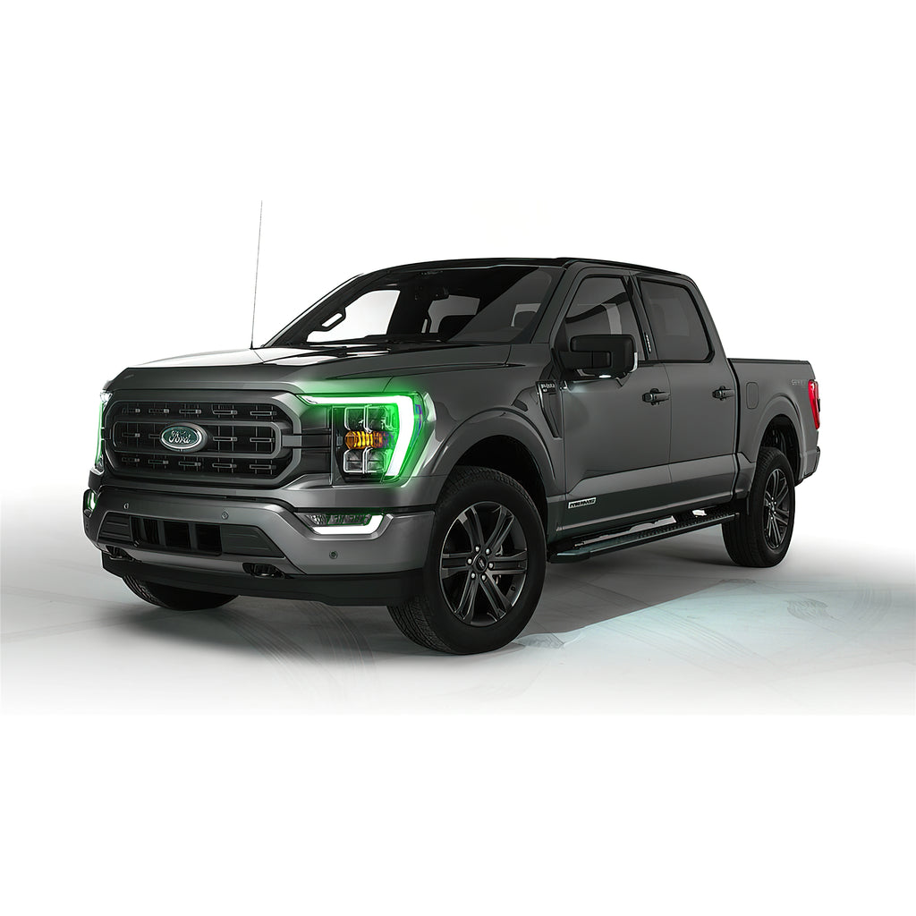 Oracle-21-22-Ford-F-150-Colorshift-RgbW-Headlight-Drl-Upgrade-Kit-W-Simple-Controller
