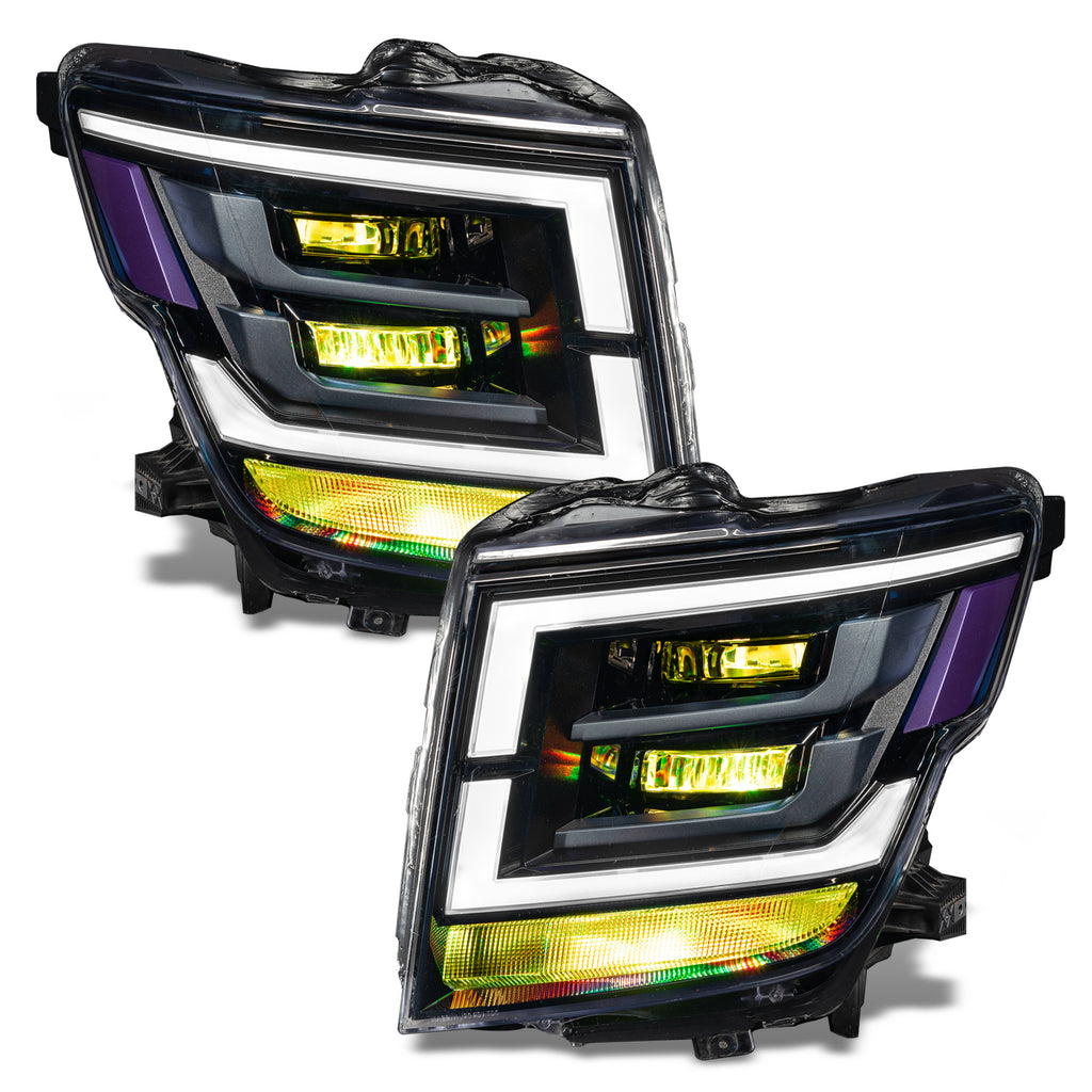 Oracle-21-22-Nissan-Titan-Demon-Eye-Rgb-Headlight-Upgrade-Kit---Colorshift-WO-Controller