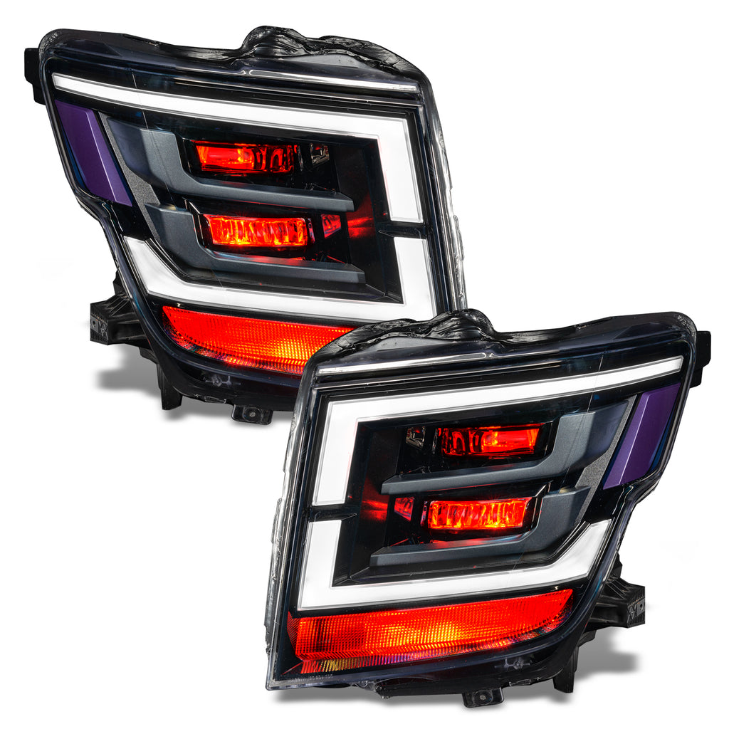 Oracle-21-22-Nissan-Titan-Demon-Eye-Rgb-Headlight-Upgrade-Kit---Colorshift-WO-Controller