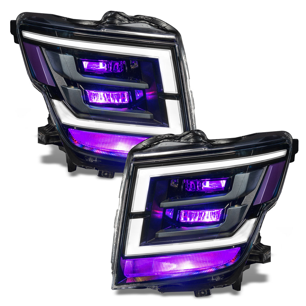 Oracle-21-22-Nissan-Titan-Demon-Eye-Rgb-Headlight-Upgrade-Kit---Colorshift-WO-Controller