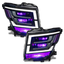 Load image into Gallery viewer, Oracle-21-22-Nissan-Titan-Demon-Eye-Rgb-Headlight-Upgrade-Kit---Colorshift-WO-Controller